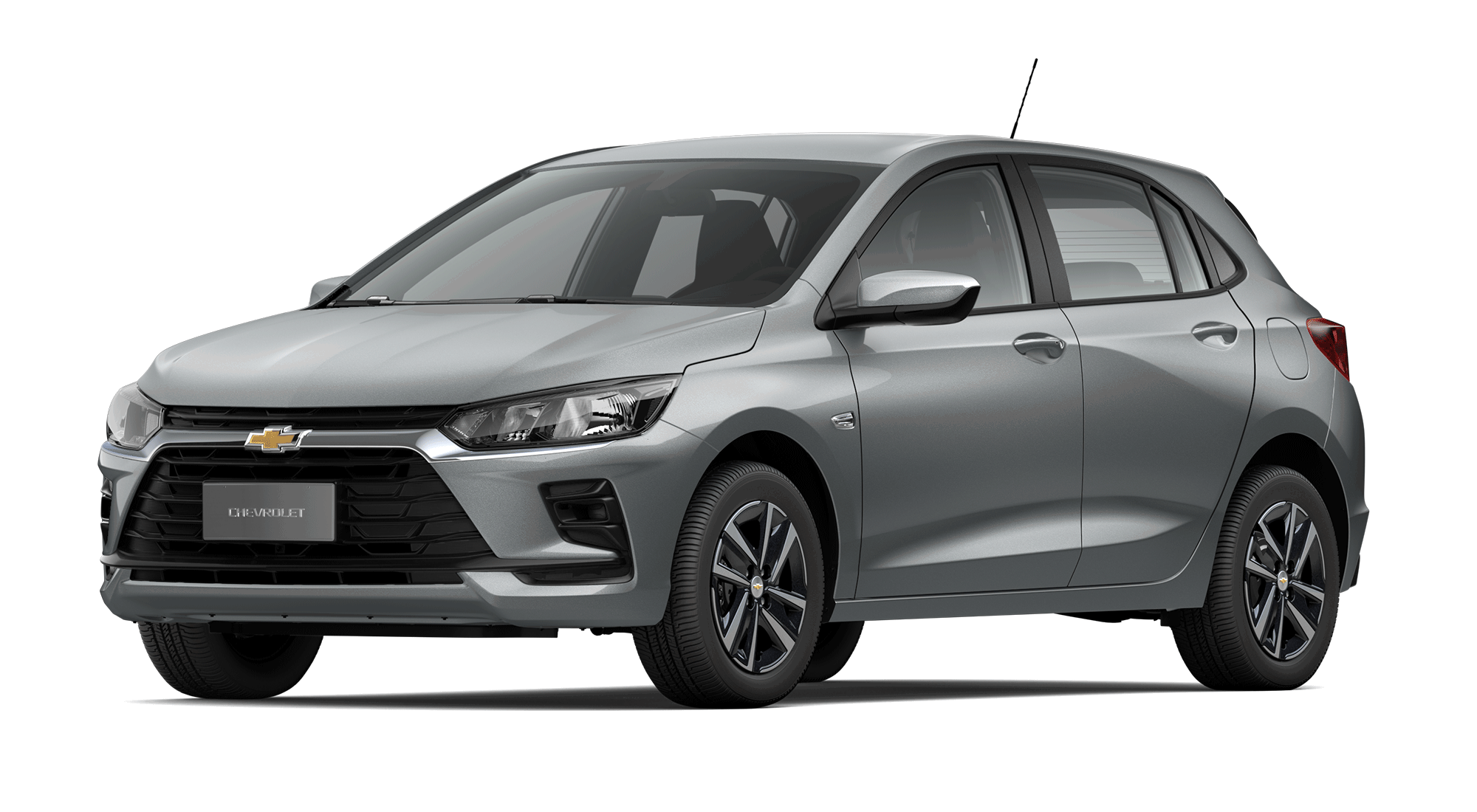 Chevrolet Onix LT Turbo MT plata sharkskin lateral