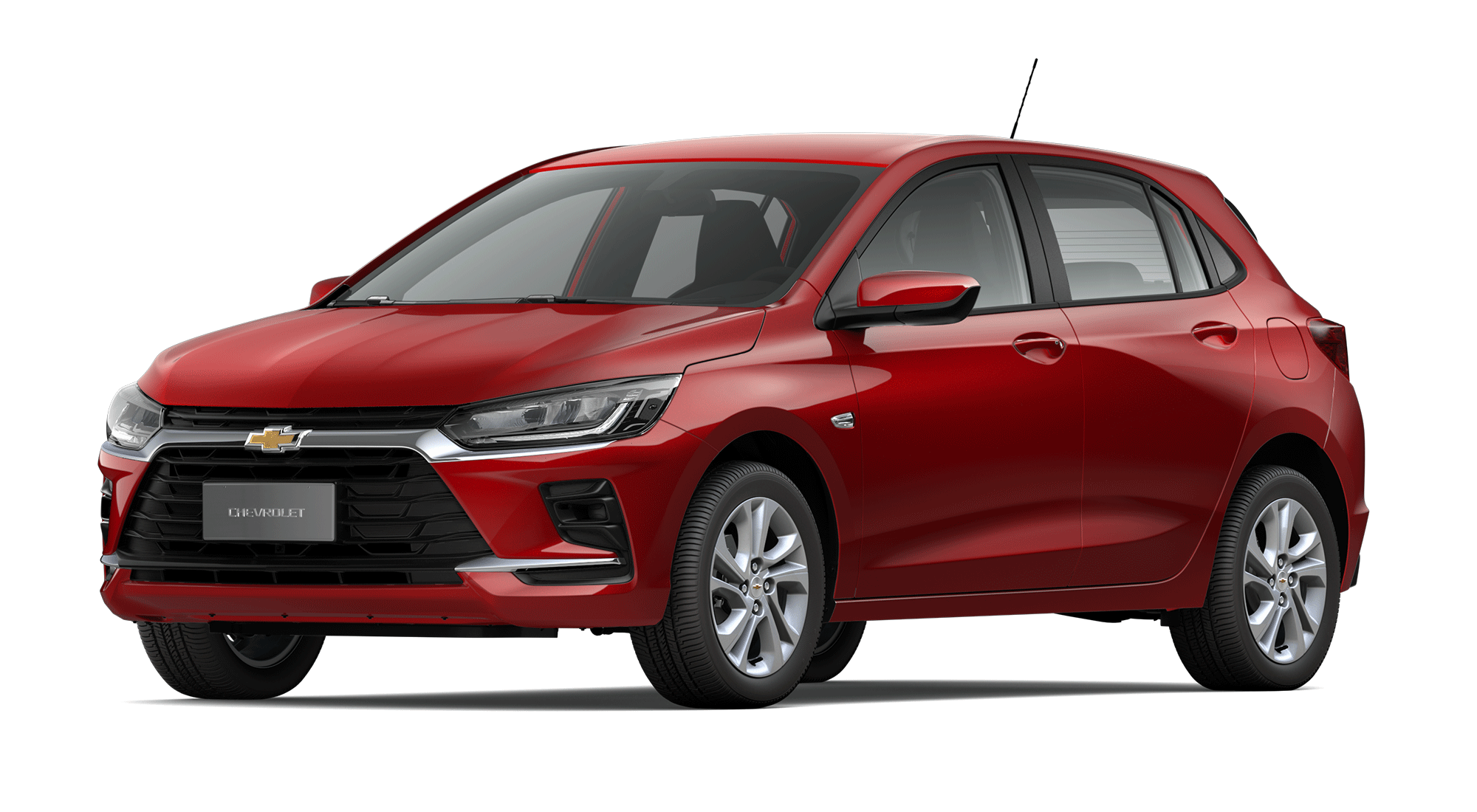 Chevrolet Onix LTZ Turbo rojo lateral